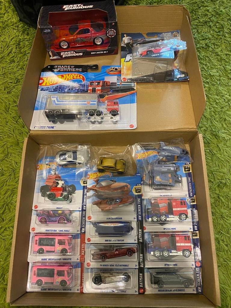 TV Film Movie Cars Hot Wheels Jada Barbie Batman FastFurious, Ophalen of Verzenden, Nieuw, Film, Beeldje, Replica of Model