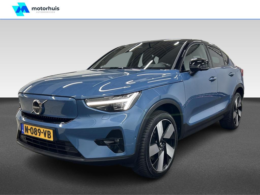 Volvo C40 Recharge Twin Pure electric 78kWh Intro Edition, Zwart, Blauw, Origineel Nederlands, 408 pk
