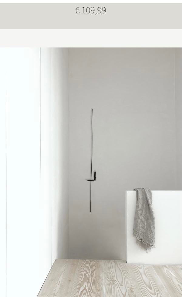 K’Willem Design kaarsenstandaard van zwart staal, Huis en Inrichting, Woonaccessoires | Kandelaars en Kaarsen, Zwart, Nieuw, Ophalen of Verzenden