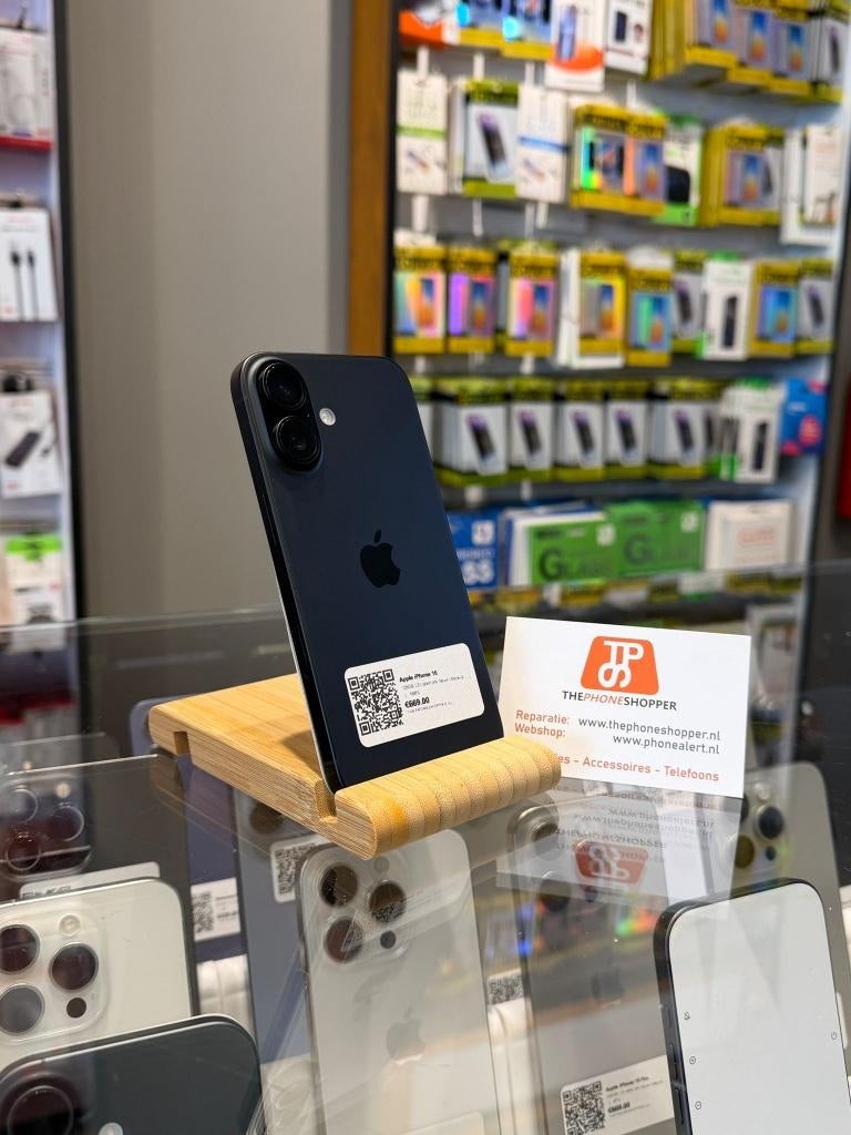 Apple iPhone 16 | 128GB | 2 jaar Garantie, Ophalen of Verzenden, Zo goed als nieuw