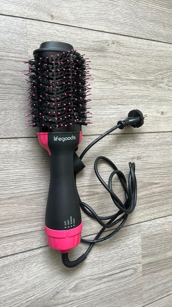 Lifegoods föhnborstel, Ophalen of Verzenden, Gebruikt, Föhn of Haardroger