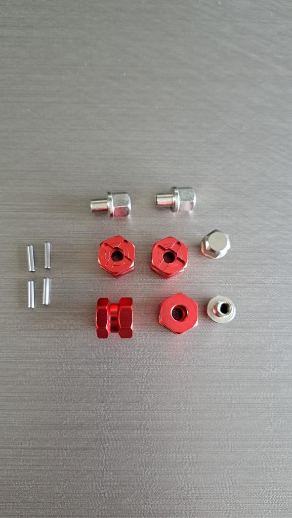 Aluminium spoorverbreders 12mm, Hobby en Vrije tijd, Modelbouw | Radiografisch | Auto's, Ophalen of Verzenden, Nieuw, Onderdeel