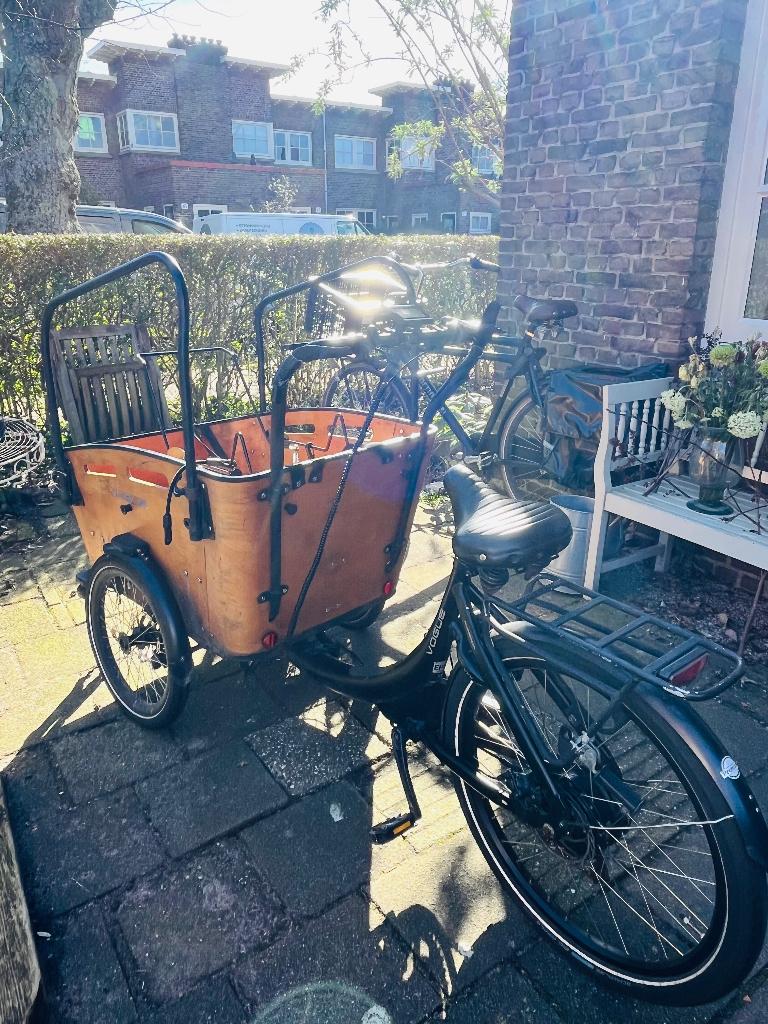 Vogue Superior 3 bakfiets, Fietsen en Brommers, Fietsen | Bakfietsen, Gebruikt, Overige merken, 4 kinderen of meer, Elektrisch