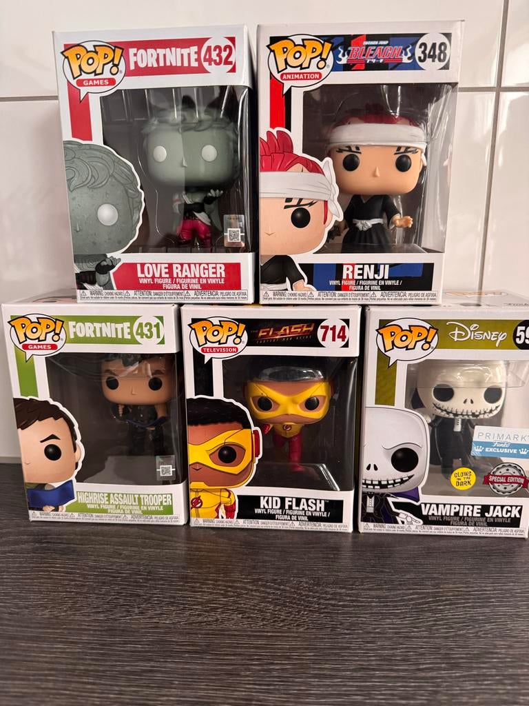 Diverse Funko Pop! Collectie - Fortnite, Bleach, Flash, Disn, Verzamelen, Poppetjes en Figuurtjes, Ophalen of Verzenden, Nieuw