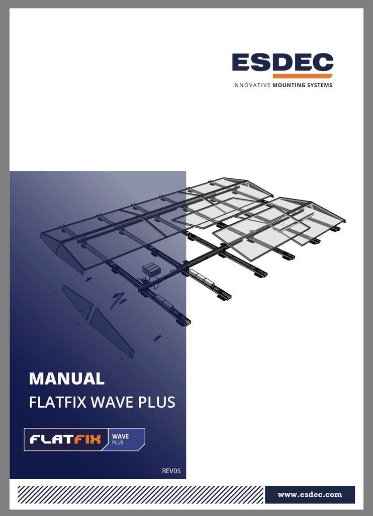 Flatfix Wave Plus Esdec FlatFix Fusion platdak zonnepanelen, Ophalen of Verzenden, Nieuw