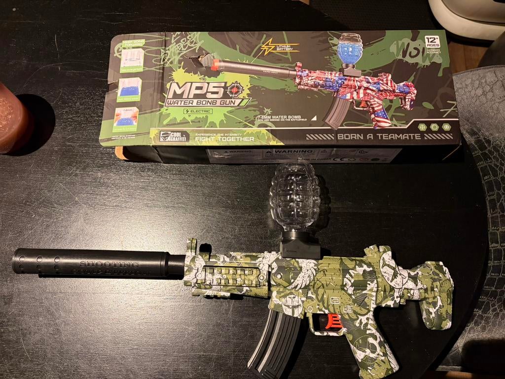 Gel guns orbeez MP5 nieuw in doos, Ophalen of Verzenden, Nieuw