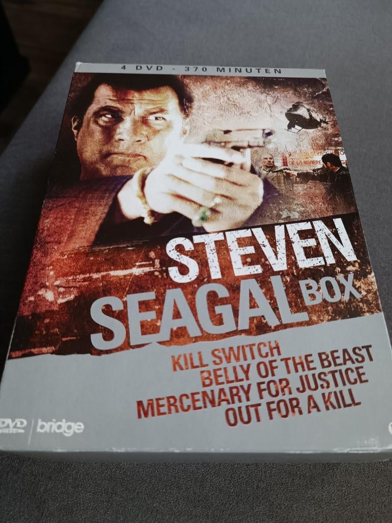 Steven seagal - 4 dvd box, Vanaf 16 jaar, Ophalen of Verzenden, Zo goed als nieuw