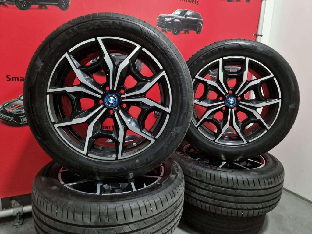 19 inch ORIGINEEL BMW 887 M X3 X5 G02 G08 IX3 VELGEN BANDEN, 245 mm, Banden en Velgen, Niet ingevuld, Ophalen of Verzenden