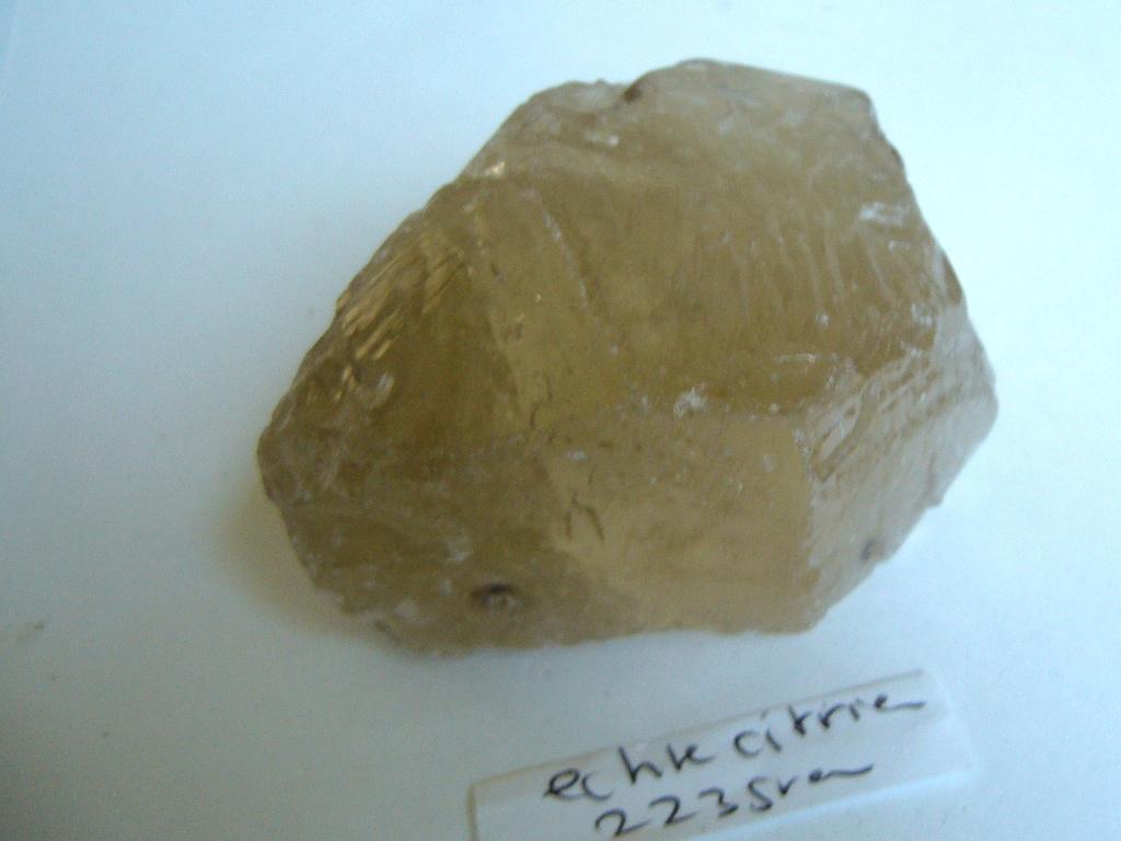 Citrien ECHTE Grote punt mineraal XXL edelsteen ruw natuur, Ophalen of Verzenden, Mineraal