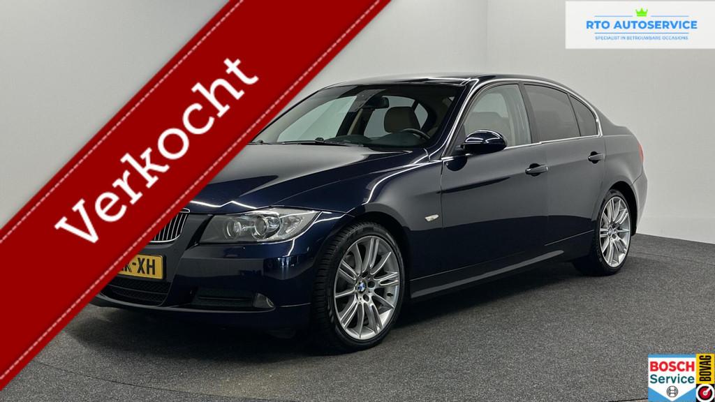 BMW 3-serie 318i Business Line NAVIGATIE CRUISE LEER ECC., Achterwielaandrijving, Beige, Blauw, Handgeschakeld