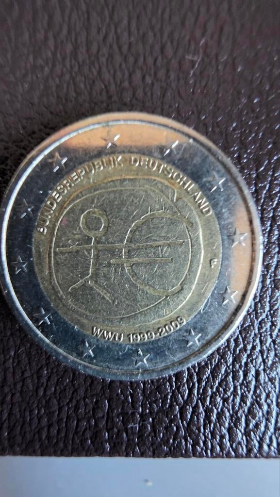 2 euro munt Duitsland EMU 1999-2009, Postzegels en Munten, Munten | Europa | Euromunten, Ophalen of Verzenden