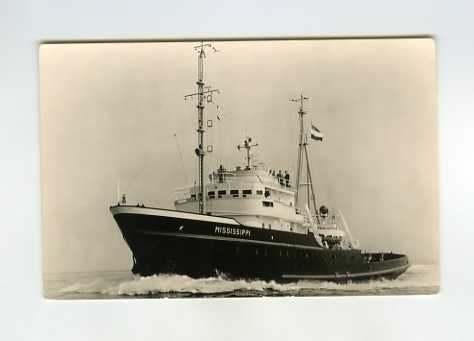 scheepvaart-foto/kaart-SMIT.INT-MAASSLUIS-mississippi, Ophalen of Verzenden, 1940 tot 1960, Gelderland