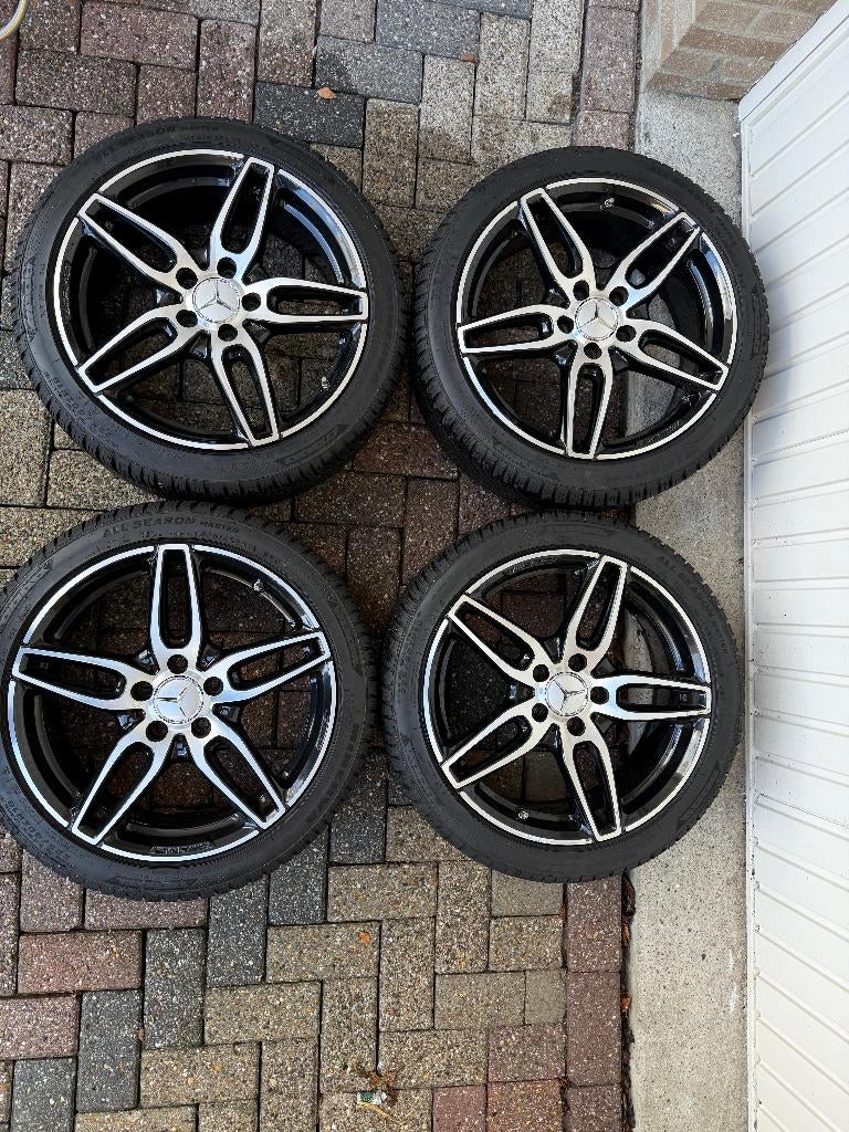 Originele AMG Mercedes A velgen 18 inch, Auto-onderdelen, Banden en Velgen, Ophalen, 18 inch, Gebruikt, Velg(en)