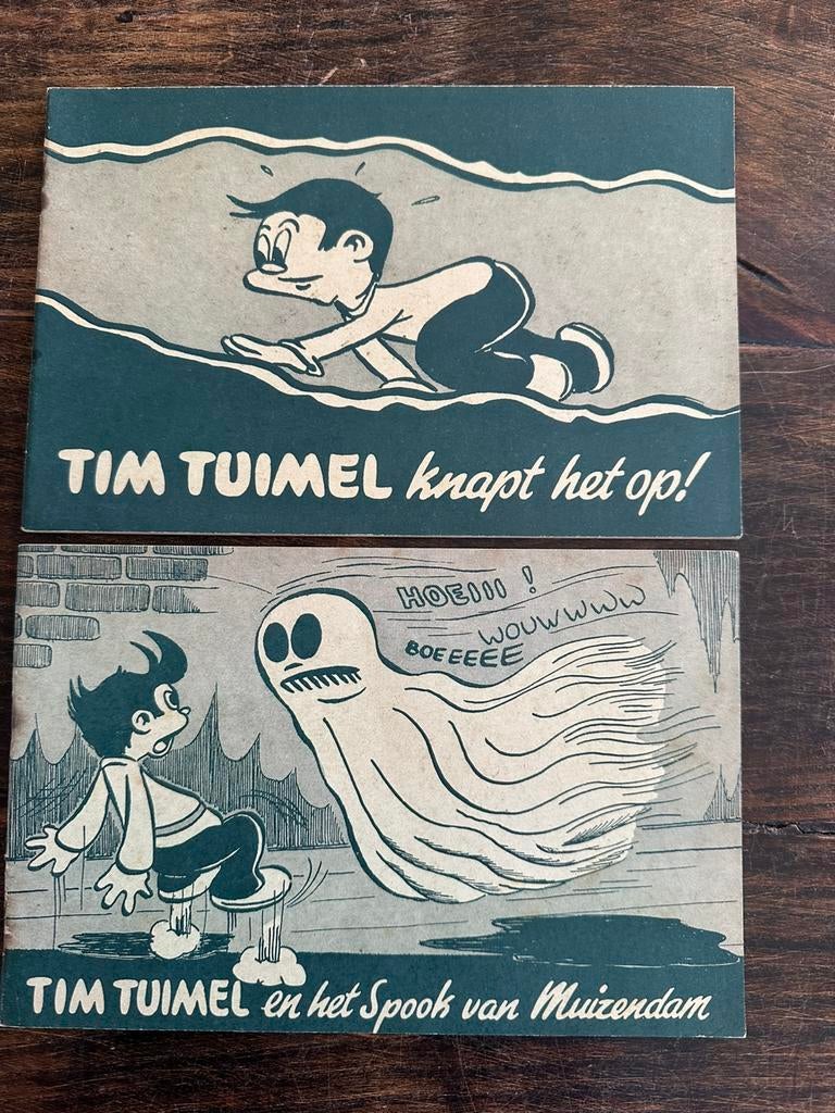 Tim Tuimel knapt het op!/ en het Spook van Muizendam, Eén stripboek, Ophalen of Verzenden, Zo goed als nieuw