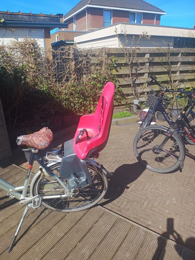 Gratis bo-bike fietsstoeltje!, Ophalen, Gebruikt