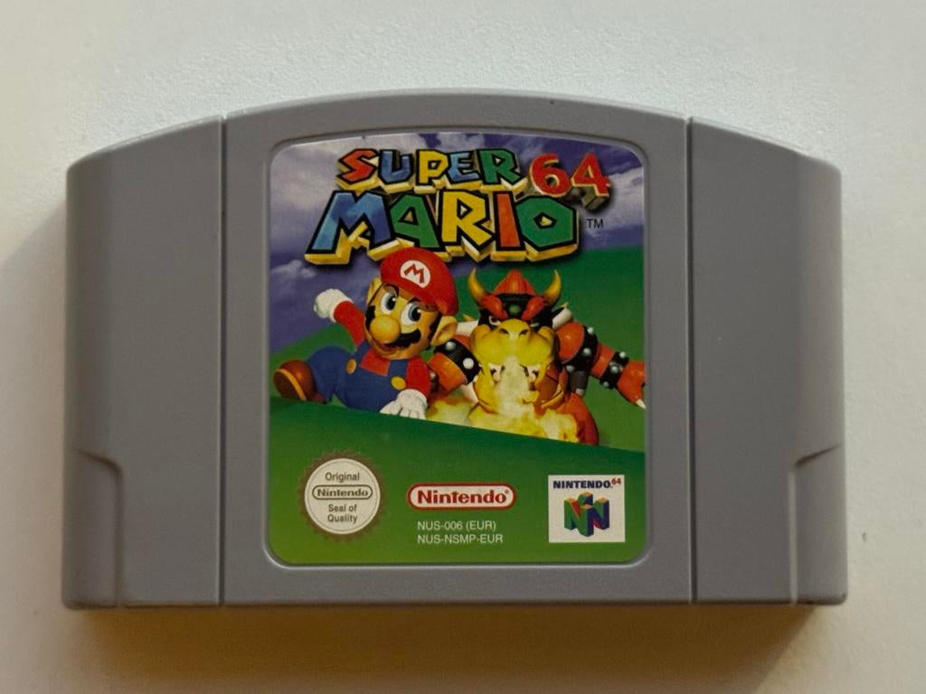 Super Mario 64 N64 Game Cartridge - Klassieke Platformer, Gebruikt, 1 speler, Ophalen of Verzenden, Vanaf 3 jaar