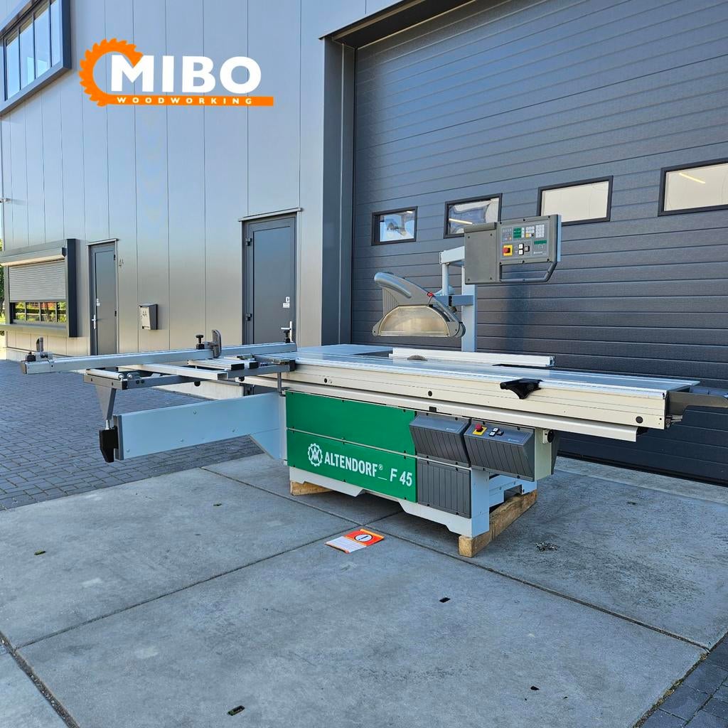 Altendorf F45 Formaatzaag Elmo2 **Bovenbediening** Garantie, 70 mm of meer, Overige typen, Zo goed als nieuw, 1200 watt of meer