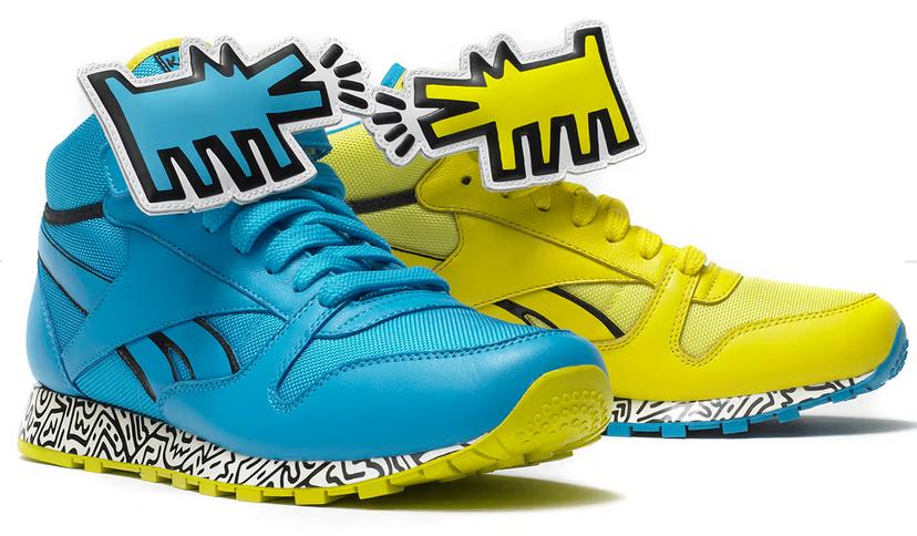 Keith Haring X Reebok sneakers blue/yellow (size 44 EU), Kleding | Heren, Blauw, Nieuw, Ophalen of Verzenden, Sneakers of Gympen