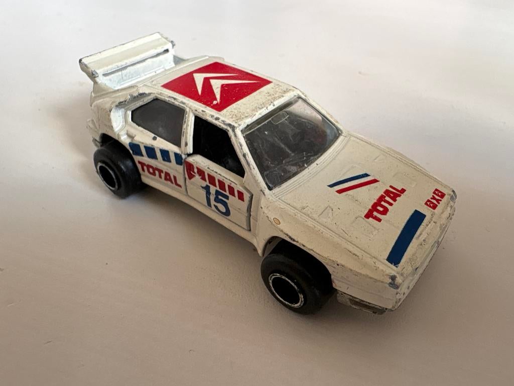 Majorette Citroën BX 4TC Rallyauto Groep B 1:56, Ophalen of Verzenden, Gebruikt, Auto