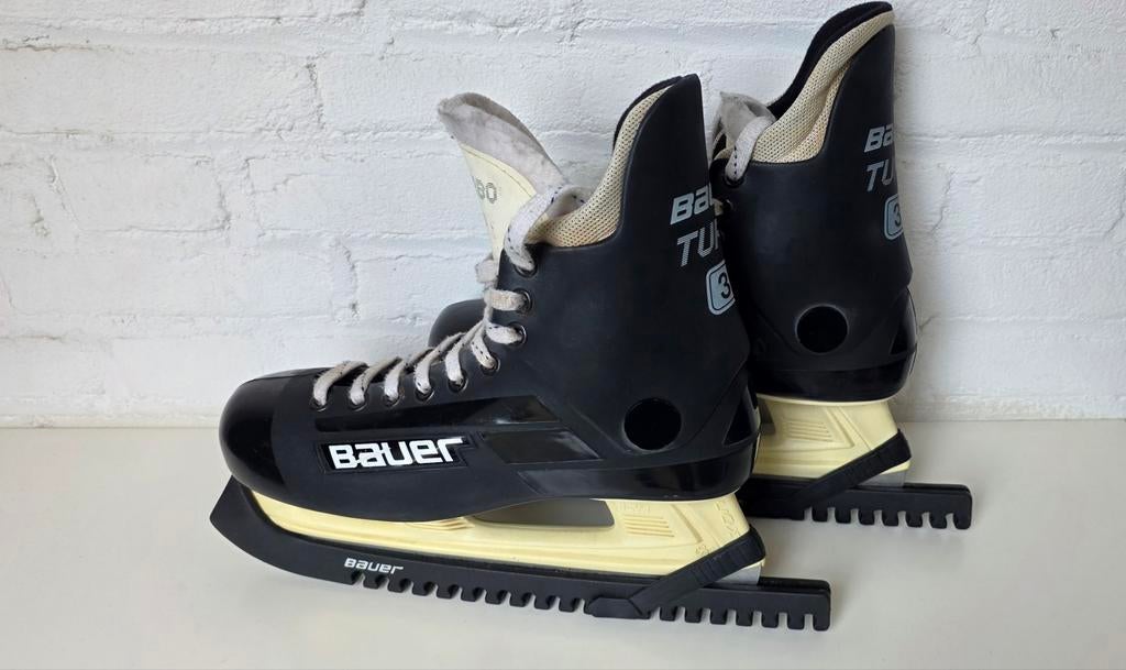 Vintage, Bauer ijshockey schaatsen, Gebruikt, Bauer, Ophalen of Verzenden, IJshockeyschaatsen