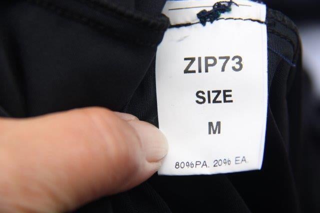 Jurk zwart Zip73 mt M travelstof Vaste prijs AANBIEDING, Maat 38/40 (M), Zwart, Zip73, Ophalen of Verzenden