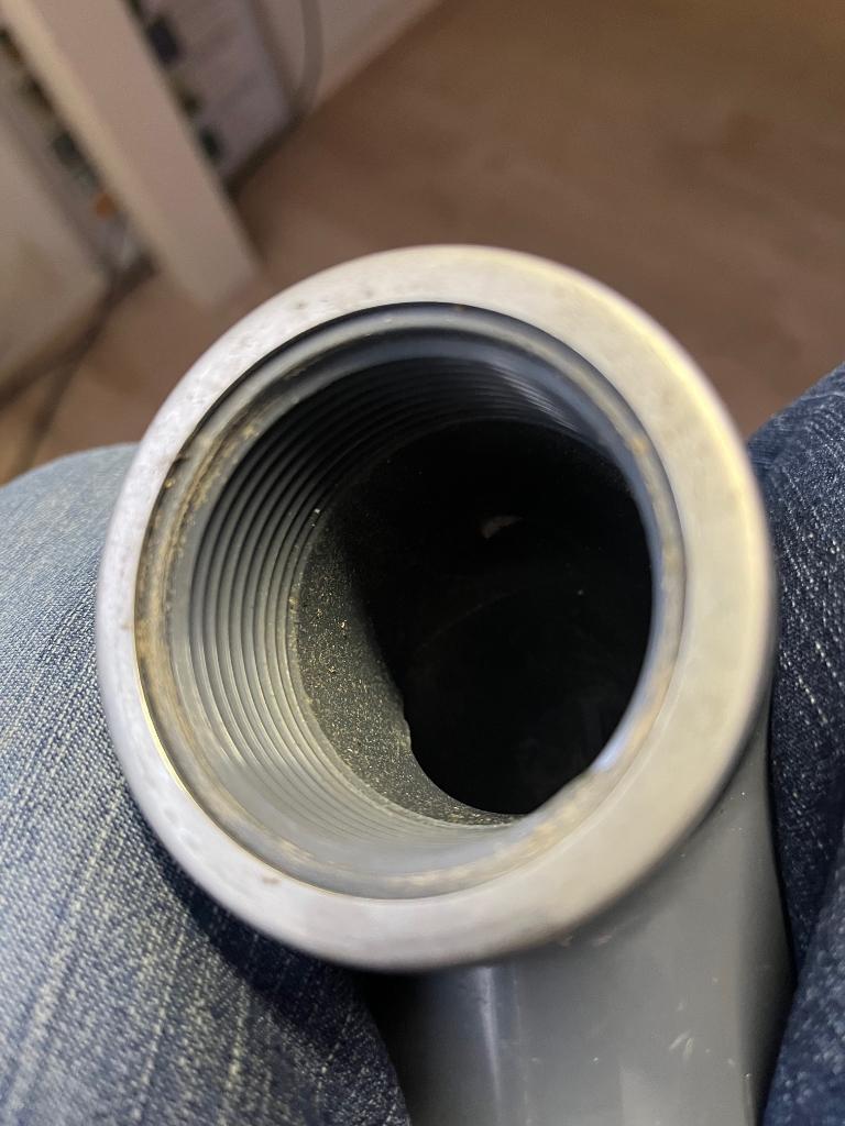 Vuilwatertank schroefbocht voor slang, Ophalen of Verzenden, Zo goed als nieuw