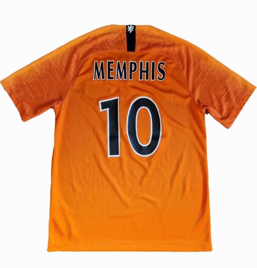Nederlands elftal KNVB shirt 2018 Oranje Memphis M, Maat 48/50 (M), Nike, Oranje, Ophalen of Verzenden