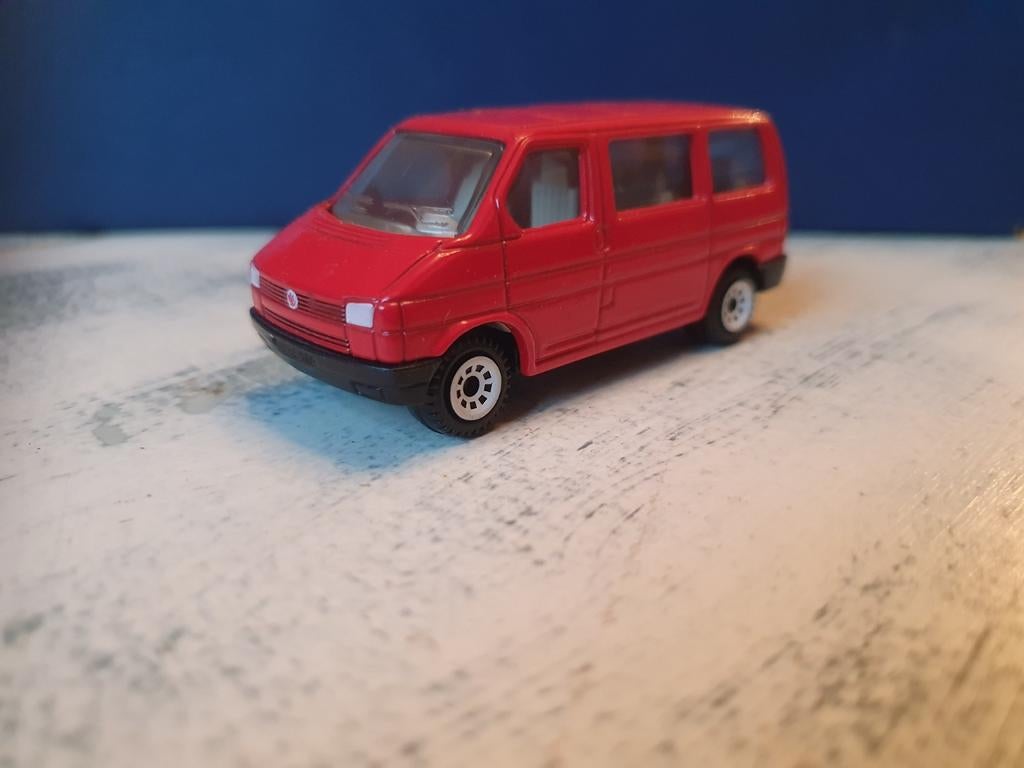 Rode VW T4 Transporter modelauto SIKU, Ophalen of Verzenden