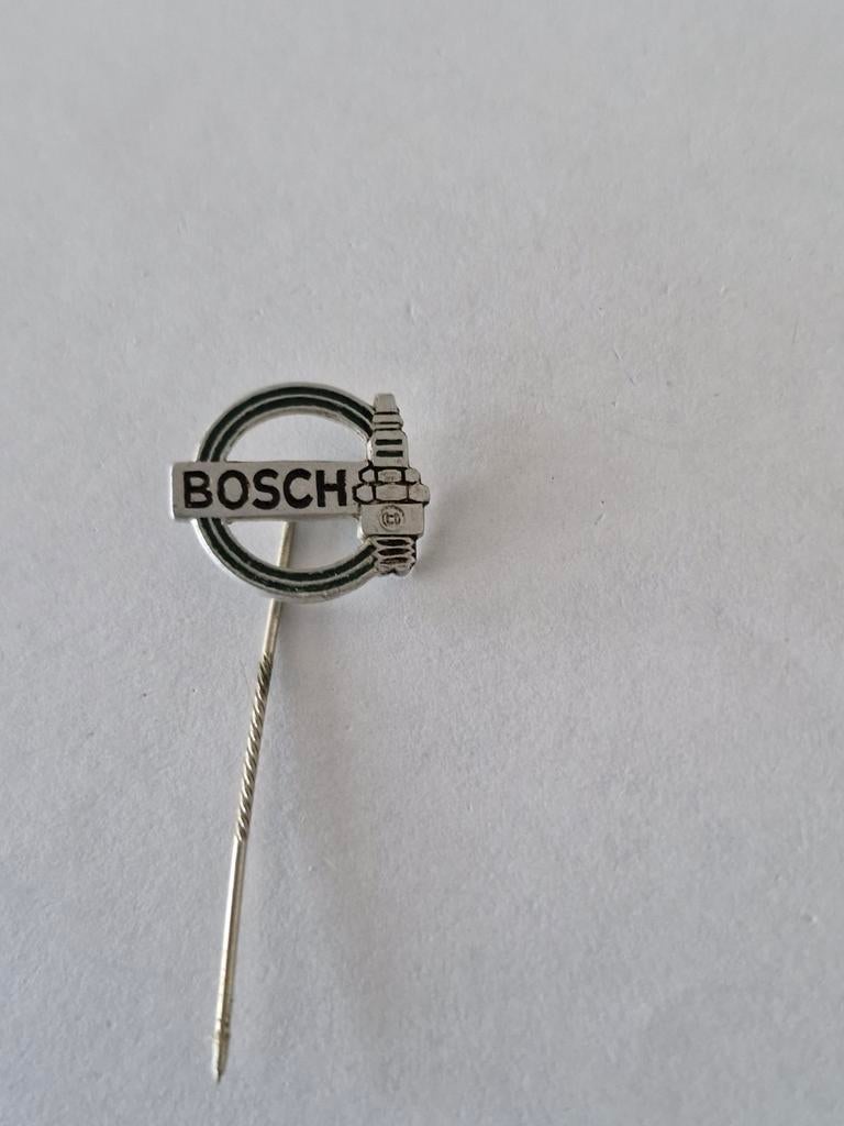 357 Vintage Bosch Speldje - Bougie Logo, Verzamelen, Ophalen of Verzenden