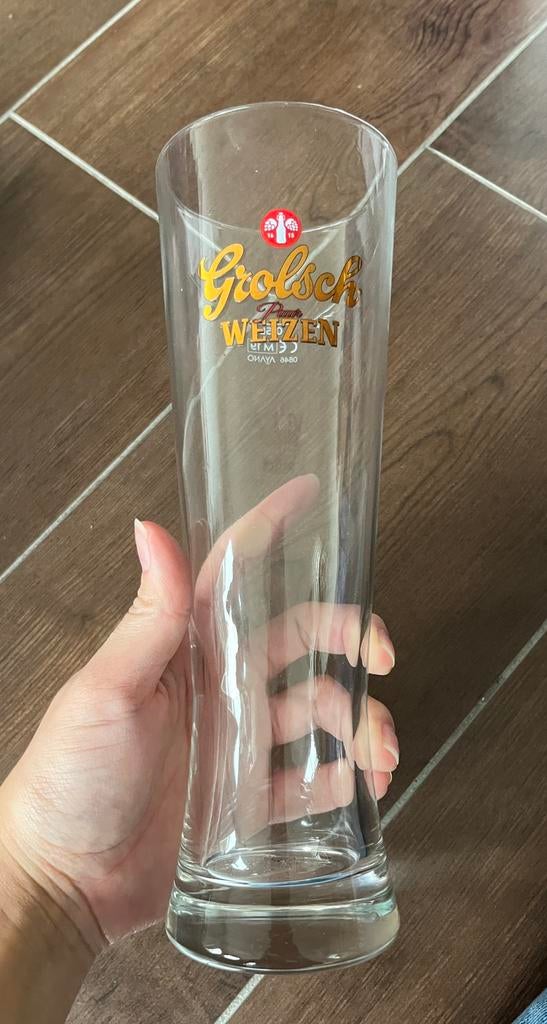 Grolsch Weizen 0,5L Bierglazen, Ophalen, Zo goed als nieuw, Bierglas