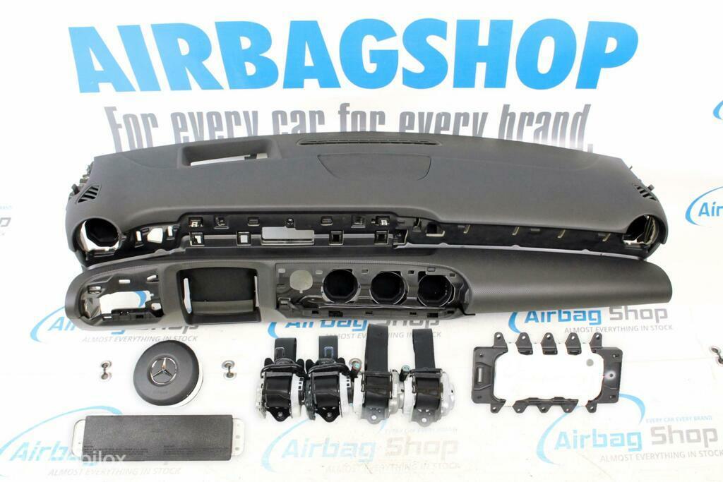 Airbag set Dashboard HUD met structuur Mercedes W177, Gebruikt, Ophalen of Verzenden