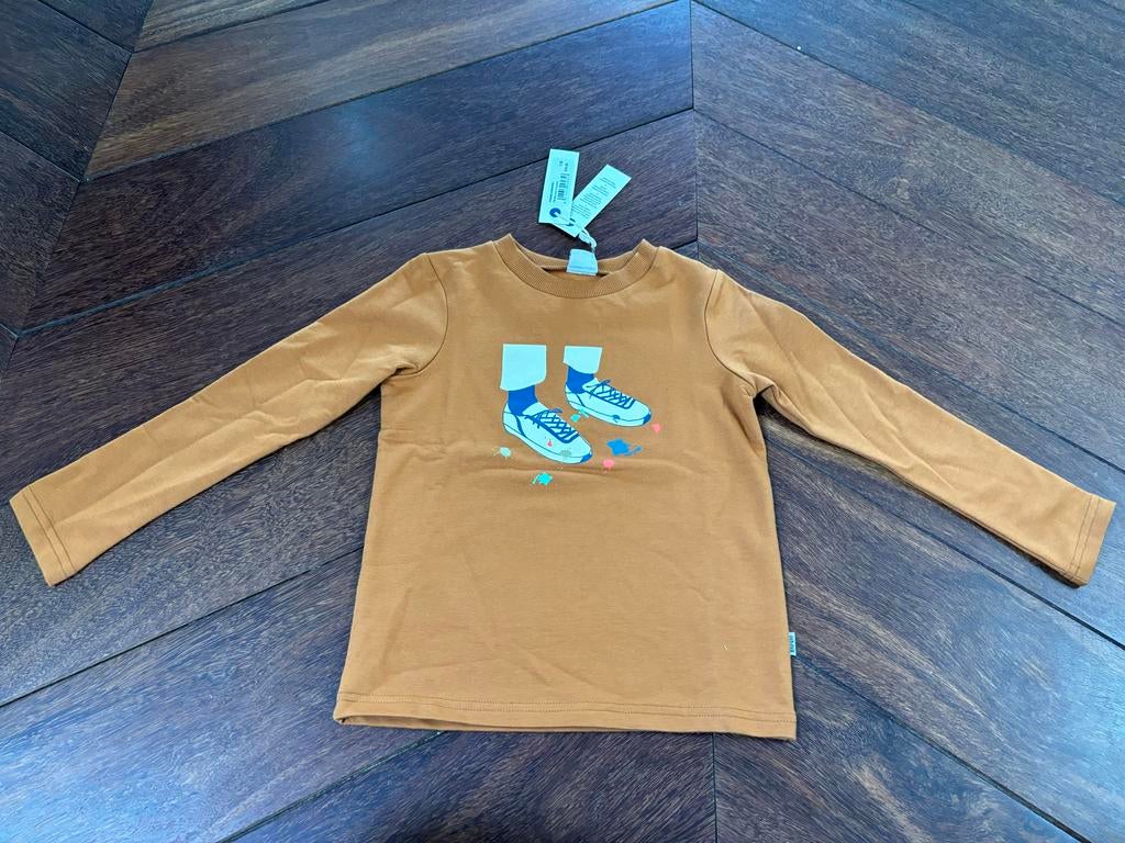 Ba*ba sweater sneakers Organic katoen maat 116 NIEUW!, Ophalen of Verzenden, Nieuw, Jongen of Meisje, Trui of Vest