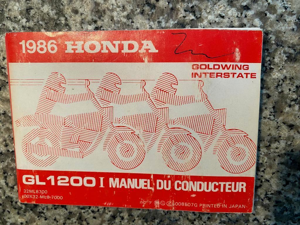 Handleiding motor Honda, Motoren, Ophalen of Verzenden, Honda
