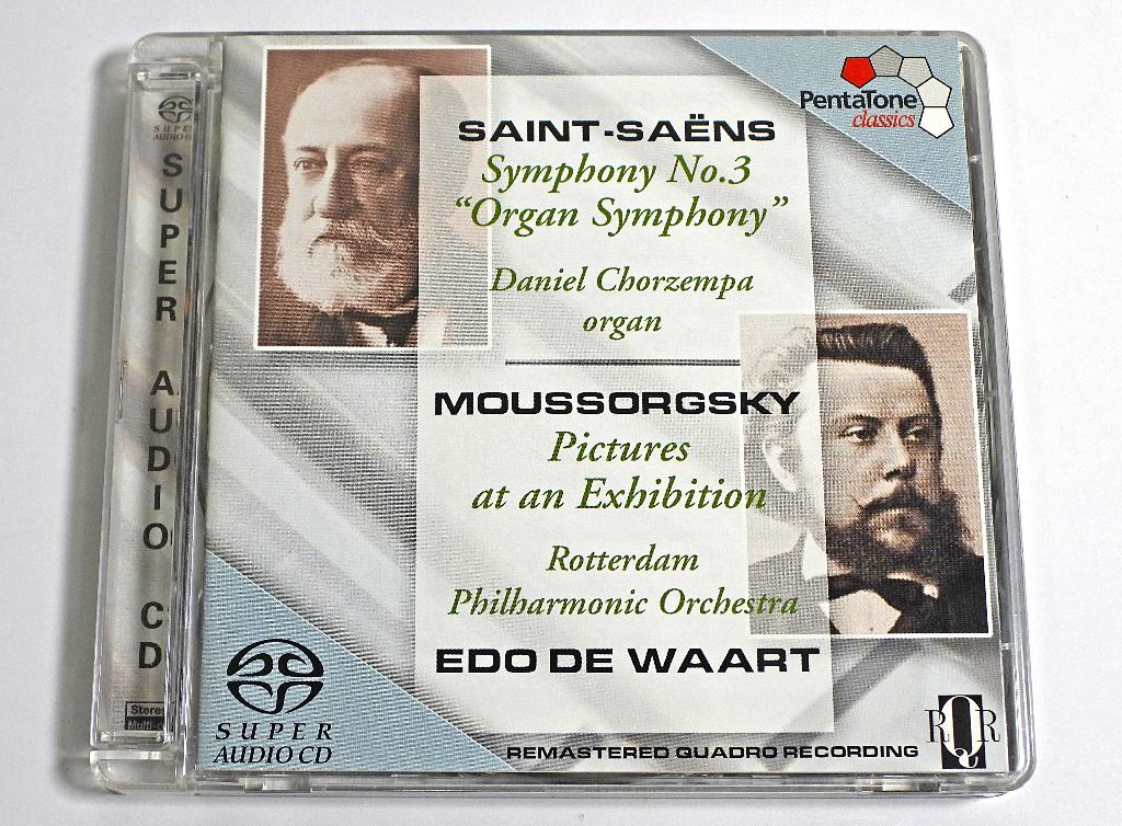 SACD De Waart Saint-Saëns Sym.3 orgel Moussorgsky Pictures, Ophalen of Verzenden, Romantiek, Zo goed als nieuw, Orkest of Ballet