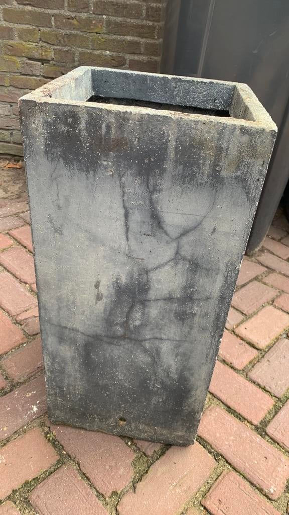 Plantenbak 55 cm hoog, Tuin en Terras, Ophalen, Gebruikt, Rond, 30 tot 60 cm