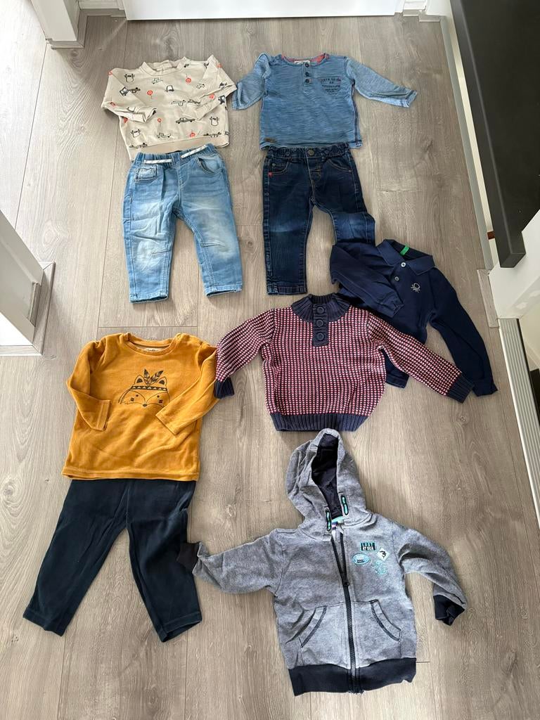 Kledingpakket jongen maat 86/92 (o.a. HEMA, Lupilu, Benetton, Ophalen of Verzenden, Gebruikt, Jongen