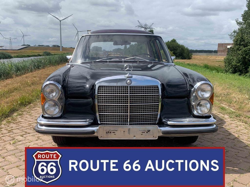 Mercedes-Benz 300 SEL | 1970 | Route 66 Auctions, Auto's, Overige carrosserieën, Zwart, Mercedes-Benz, Bedrijf