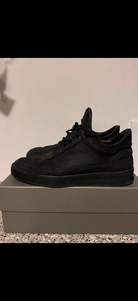 Filling Pieces Low Top 43 Nappa Zwart, Zwart, Ophalen of Verzenden, Sneakers of Gympen, Gedragen