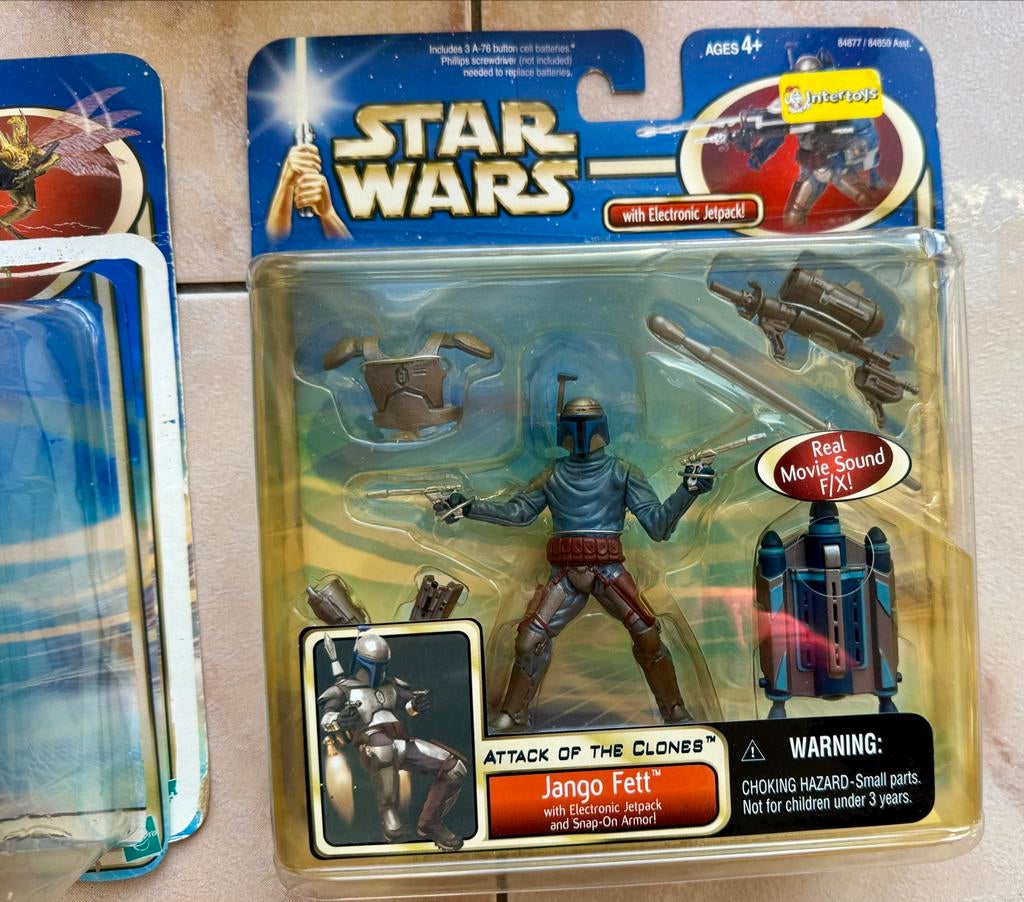 Star Wars Jango Fett Actiefiguur met Jetpack, Ophalen of Verzenden, Nieuw