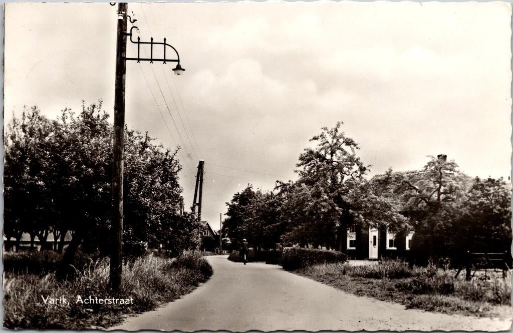 Varik - Achterstraat (1965), Verzenden, 1960 tot 1980, Gelopen, Gelderland