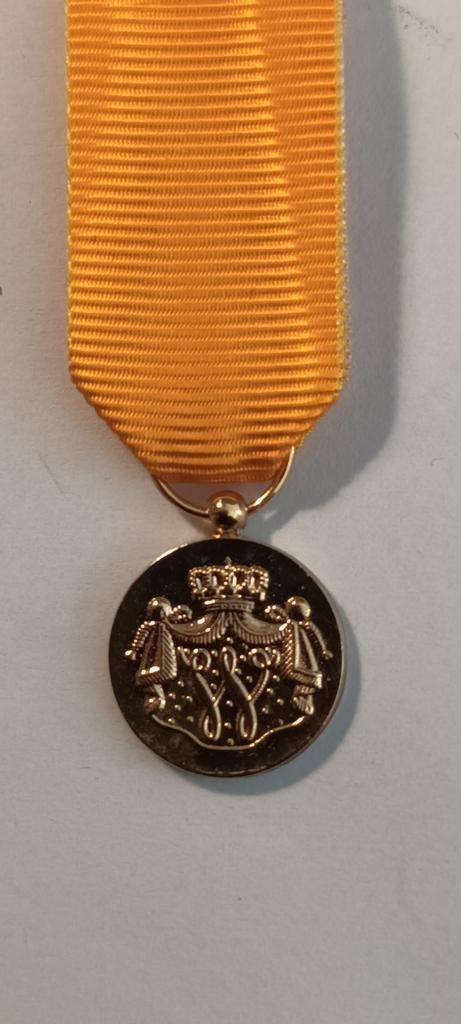 Nederlandse Medaille 'Voor Trouwe Dienst' met Kroon, Ophalen of Verzenden