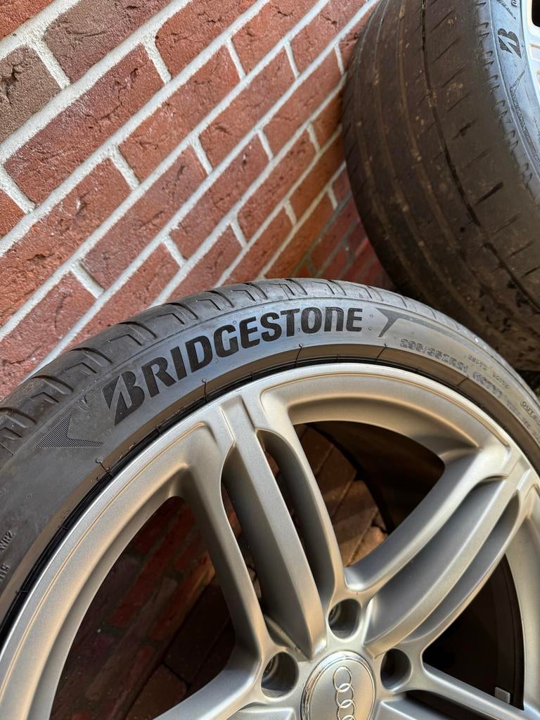 Audi Q7 4L velgen 21 inch origineel, Auto-onderdelen, Banden en Velgen, Banden en Velgen, Zomerbanden, 21 inch, 295 mm, Terreinwagen