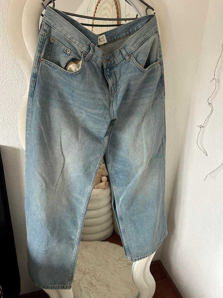 Motel Rocks Low Rise Jeans - Nieuw met kaartje W36 L30, Verzenden, Nieuw, Blauw, W33 - W36 (confectie 42/44)