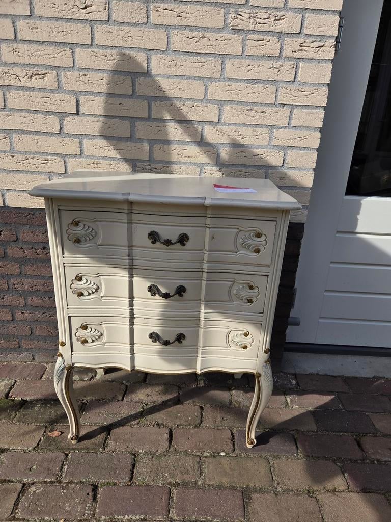 Queen Ann brocante landelijke lade kastje( ptmd rofra), Ophalen, 25 tot 50 cm, 50 tot 100 cm, Minder dan 100 cm