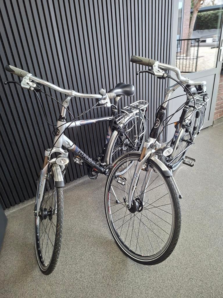 Dames en herenfiets merk Trek, Ophalen, Gebruikt, Overige merken, Versnellingen