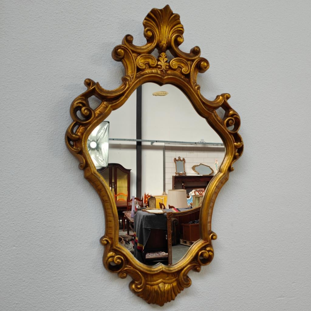 Vintage Regency spiegel kuifspiegel schouwspiegel 308, Huis en Inrichting, Woonaccessoires | Spiegels, Info@flashbackfurniture.nl