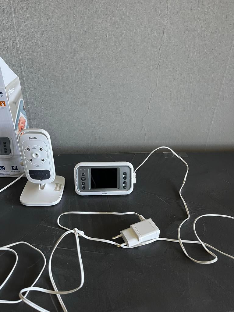 Alecto baby DVM 76 video babyfoon 2.8 inch, Ophalen, Zo goed als nieuw, 250 meter of meer, Camera