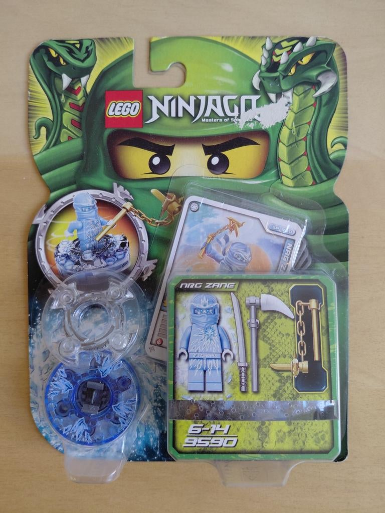 LEGO Ninjago - NRG Zane Spinnerset 9590 - (Nieuw), Ophalen of Verzenden