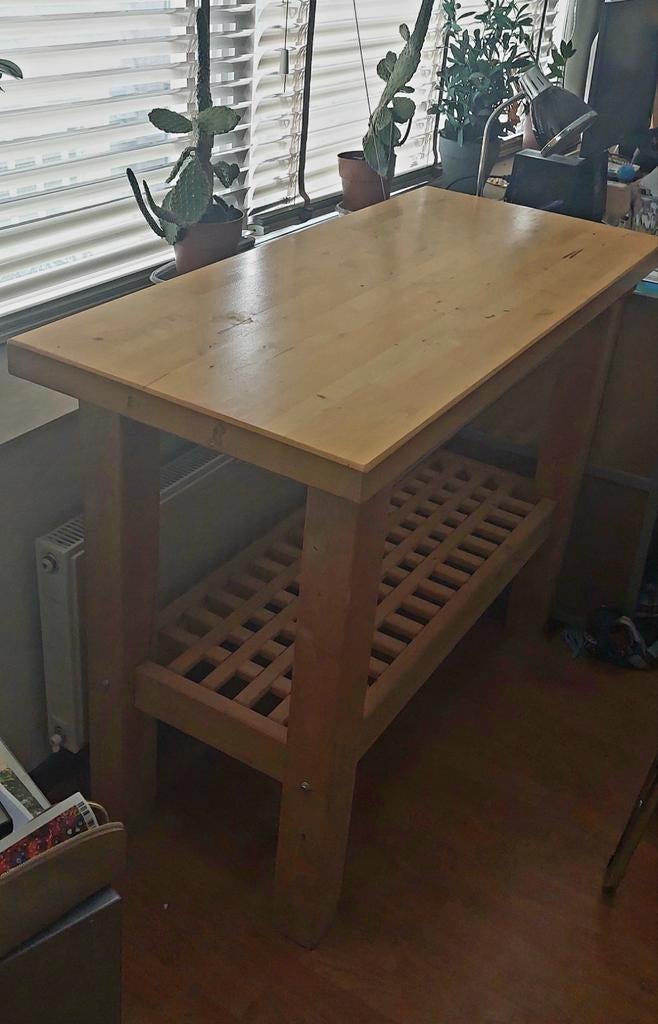 IKEA Groland bar / sta tafel, 100 tot 150 cm, Zo goed als nieuw, Rechthoekig, 50 tot 100 cm