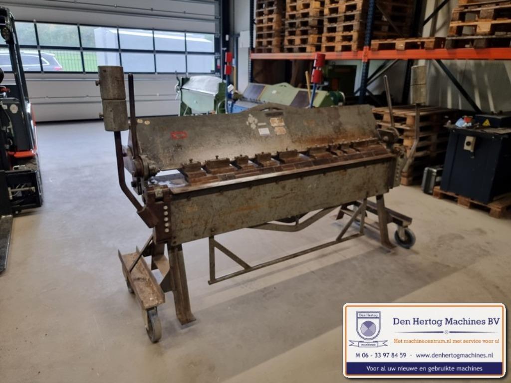 zetbank Bronswerk 2000x2,25mm 800x3mm plooibank plaatwerk, Ophalen, Gebruikt